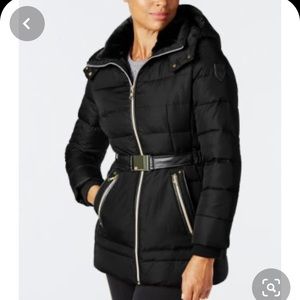 Vince Camuto black w/gold details puffer coat